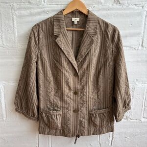 J.Jill Jacquard Blazer